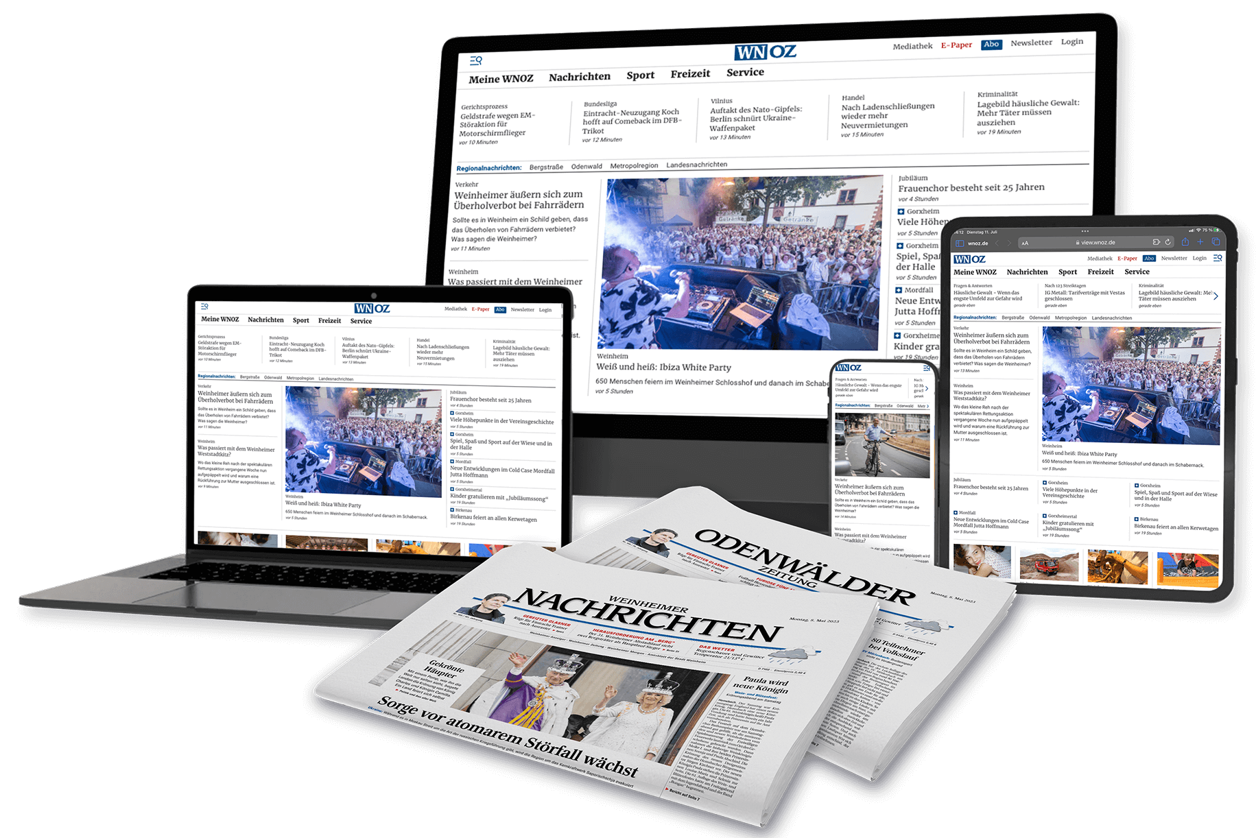 Tageszeitung Weinheimer Nachrichten